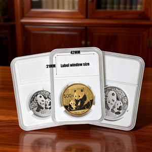 Serrated <b>Coin</b> Slab Holder Display Case NGC Graded Collectible Ultrasonic Model Modern Design Plastic Portable Removable - Product Image 4