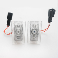 Nouveau design réglable sans fil led porte de voiture lumière de bienvenue led projecteur lampe verre porte de voiture logo personnalisé bienvenue lumière led