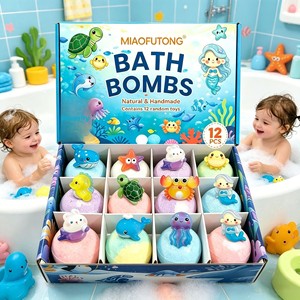 <span class=keywords><strong>Bombe</strong></span> da <span class=keywords><strong>Bagno</strong></span> Frizzanti per Bambini a Tema Oceano, Confezione da 12 Pezzi, Palline Effervescenti al Sale Marino per Vasca da <span class=keywords><strong>Bagno</strong></span>, Giocattolo da <span class=keywords><strong>Bagno</strong></span>, Set Regalo - Product Image 4