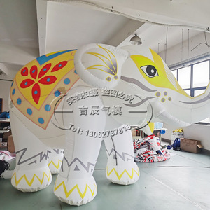 Pvc Inflatable <b>Elephant</b> Cartoon Animal Theme Park <b>Decoration</b> Outdoor Yard <b>Decorations</b> - Product Image 2