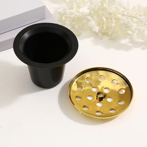 لوتس بلاستيك أسود 16 فتحة مطلية بالكروم-حديث لمقبرة الجنازة استخدام الزراعة المائية - Product Image 4