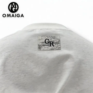 T-Shirt Casual da Uomo a Righe in 100% Cotone Personalizzabile di Alta Qualità con Stampa in Rilievo e Logo Personalizzato sul Davanti, Taglie Grandi - Product Image 4