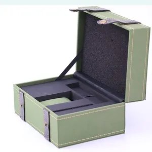 TIME TOKEN Oem Hot Sale Customised Logo Green Luxury Watch Nylon Cloth Gift Wrap Box