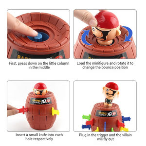 <span class=keywords><strong>Jeu</strong></span> de coffre au trésor <span class=keywords><strong>des</strong></span> <span class=keywords><strong>pirates</strong></span> en plastique Chengke créatif - Grand, moyen, petit seaux de <span class=keywords><strong>pirates</strong></span>, <span class=keywords><strong>jeu</strong></span> de table amusant pour les enfants de 7 à 14 ans - Product Image 5