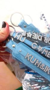 <b>Custom</b> Popular PU Leather Zinc Alloy Durable Car Keychain Personalized Cute DIY Name Letters Beads <b>Key</b> <b>Ring</b> Bag Accessories - Product Image 3