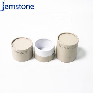 Emballage de tube en papier de luxe personnalisé, boîte cylindrique ronde en carton pour l'emballage de bougies parfumées - Product Image 1