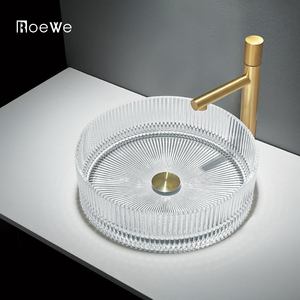 Lavabo de baño de forma redonda Instalación fácil Materiales de hierba China Factory Villa Baño - Product Image 5