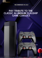 Consoles de Jeux Vidéo H10 Prise en Charge de la Sortie 4K 9 Émulateurs Intégrés 20000+ Jeux Rétro Avec Manette Sans Fil