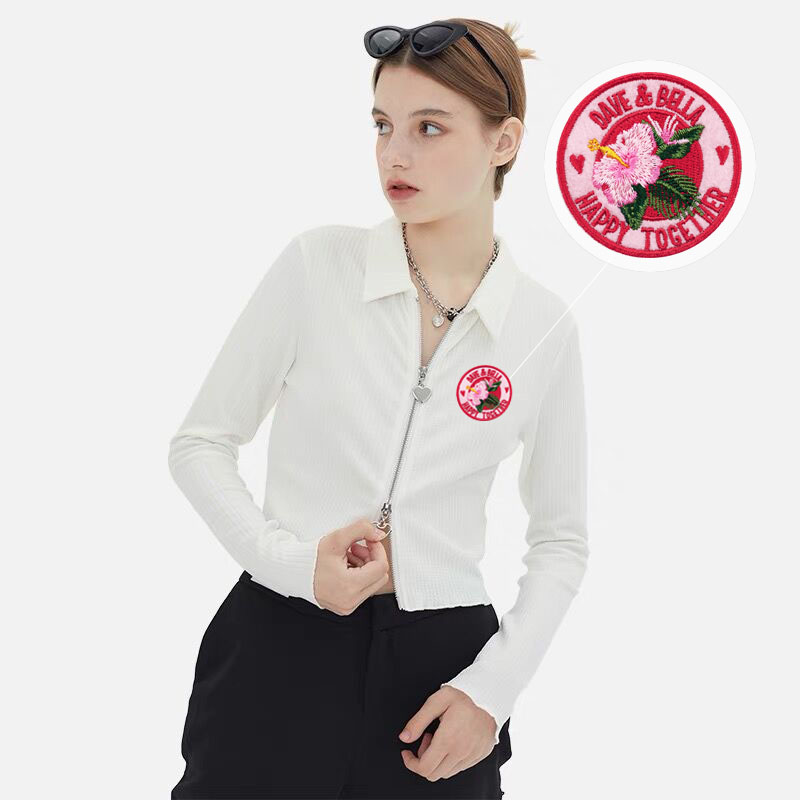 Машинка для изготовления значков, тяжелая вышивка, зажимы для медсестер, мультяшный выдвижной зажим для одежды, Розовая вышивка пионами, цветами, плохая