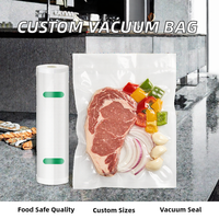 Rouleau de sacs sous vide - Plastique gaufré de qualité alimentaire pour salades, aliments pour bébés, chips et plus