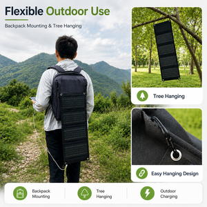 Petits panneaux solaires monocristallins pliables et fins pour charger les téléphones - Product Image 4