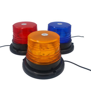 Hoge Kwaliteit Led Roterende Gele Flash Baken Waarschuwing Strobe Licht Met Magnetische Basis - Product Image 1