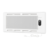 Radiateur en graphène à cristaux de carbone écoénergétique, panneau métallique 1000W, chauffage électrique intelligent, contrôlé par application, sans gaz, durable