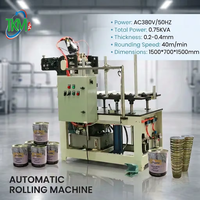 Machine à canettes métalliques, machines à rouler les canettes métalliques, machine de formage automatique par roulement