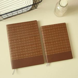 Special Design Leather Cover Sewing Binding <b>Cute</b> Weekly Organizer Diary <b>Notebook</b> for Women Gift - Product Image 4