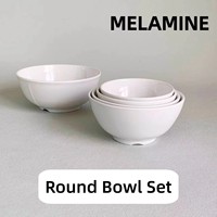 Bol de 4,5 pouces 100 % mélamine de qualité alimentaire, incassable et robuste, idéal pour les cadeaux, avec support de personnalisation du logo pour promotion
