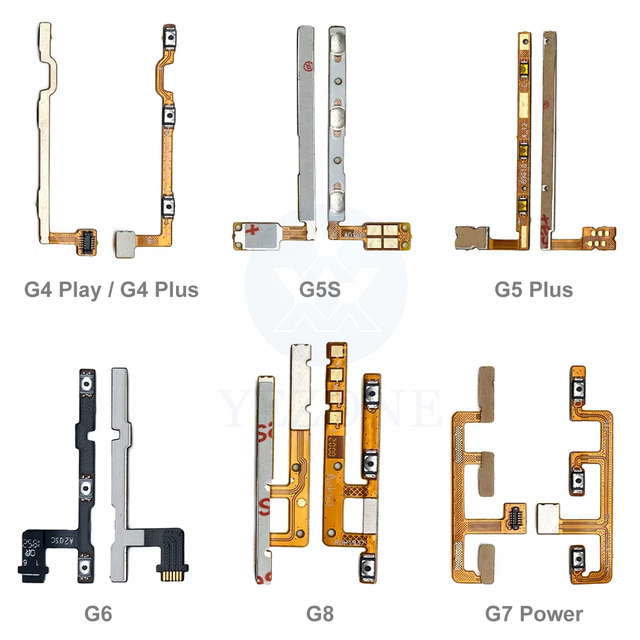 Replacement Power Volume Button Flex Cable for Motorola Moto G7 G8 G9 G10 De Encendido Wholesale Mobile Phone Accessories