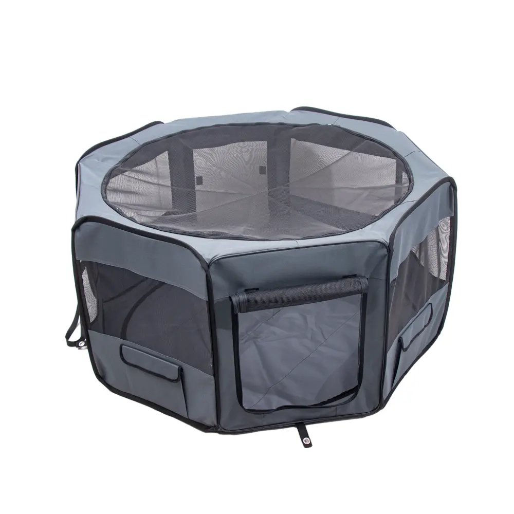 Factory Offer Outdoor Indoor Pet Fence Pet Playpen With 8 Panels Portable Dog Fence 8 panels Puppy Exercise Pen