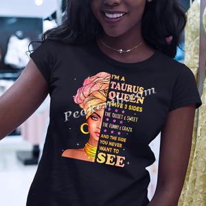 Black <span class=keywords><strong>Taurus</strong></span> Queen Transfer Panas <span class=keywords><strong>Taurus</strong></span> Iron On DTF Transfer T-Shirt Cetak Siap untuk Menekan <span class=keywords><strong>Taurus</strong></span> Queen Vinyl Transfer - Product Image 4