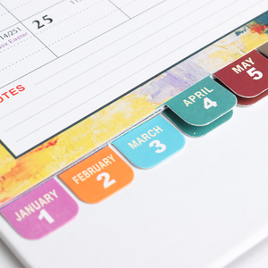 Nhãn Hiệu Riêng In Ấn Mini Kích Thước Nhỏ Màu Đen <span class=keywords><strong>2025</strong></span> 2026 Bàn Bảng Giấy Lịch Thiết Kế - Product Image 6