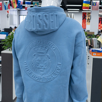 Sudadera Personalizada con Logotipo, de Alta Calidad, para Invierno, Unisex, de Forro Polar, Talla Grande, con Relieve 3D, Transpirable y Antipilling