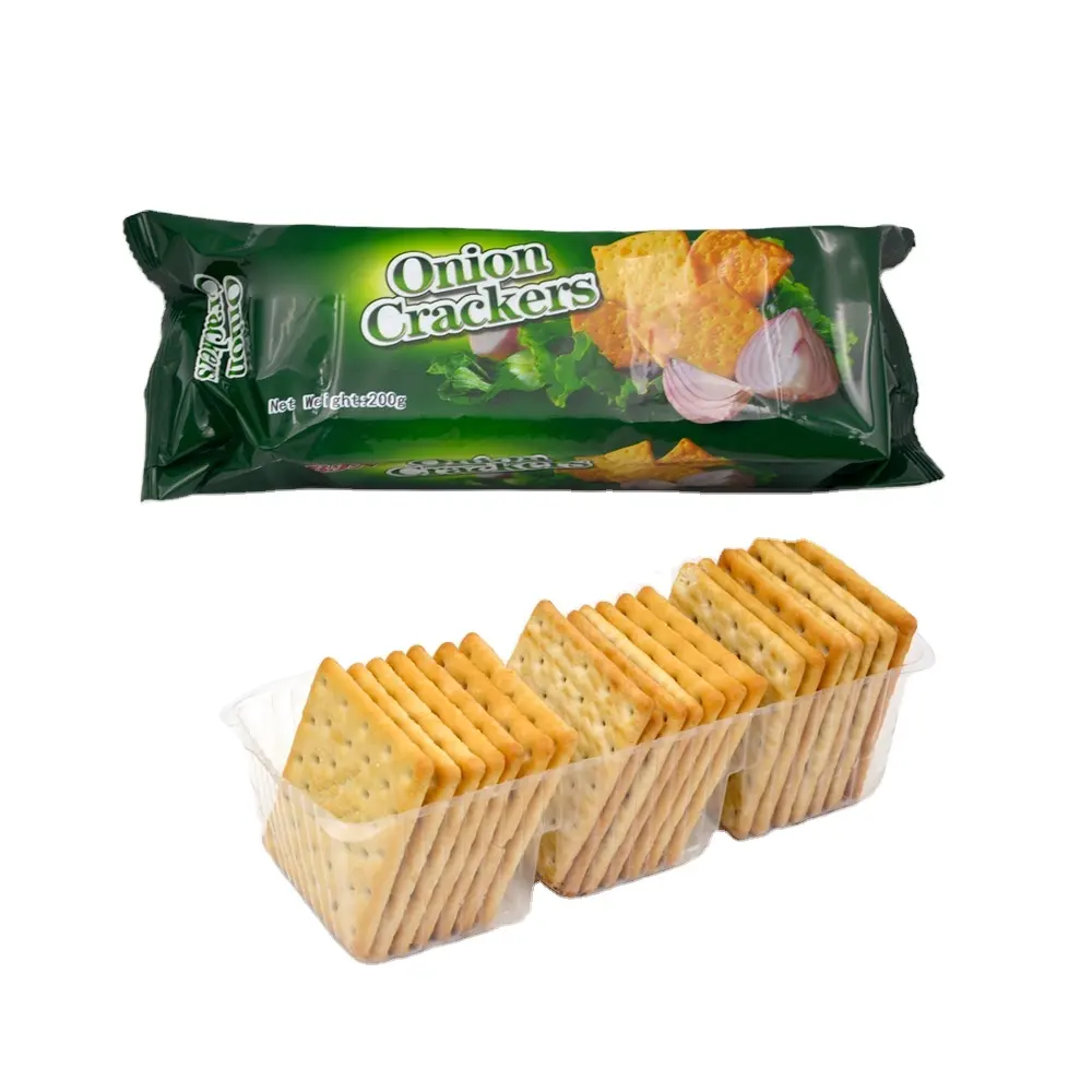 100g manis vegetarian crispy Onion Cracker biscuit
