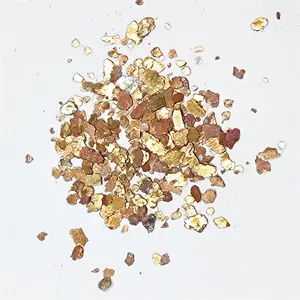 Flakes de mica sintética branca-malha 4 + 4 malha