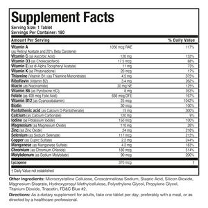Complément multivitaminé complet pour hommes de plus de 50 ans pour l'énergie, la santé du cerveau et du cœur, comprimés multiminéraux complets pour hommes de plus de 50 ans - Product Image 5