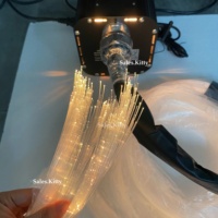Source de lumière à fibres optiques 50W Twinkle Star pour plafond, moteur de lumière à fibres optiques PMMA à changement de couleur LED RGB