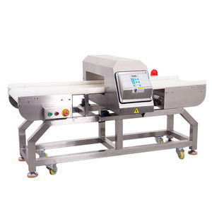 Machine de détection de métaux industrielle précise pour aliments surgelés pour la détection de corps étrangers pâtisseries plateaux à viande feuille d'aluminium de poulet - Product Image 2