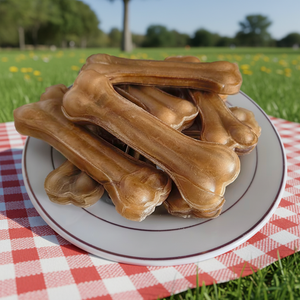 Deliciosos Bocadillos para Perros, Juguete Masticable Saludable para Mascotas, Hueso para Limpiar los Dientes, Hueso Prensado <span class=keywords><strong>de</strong></span> Piel <span class=keywords><strong>de</strong></span> Vaca, Bocadillos para Perros - Product Image 1