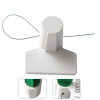Sceau de sécurité en acier et plastique YDMS007, scellé à torsion, pour compteurs d'électricité/eau/gaz et utilisation en urne de vote