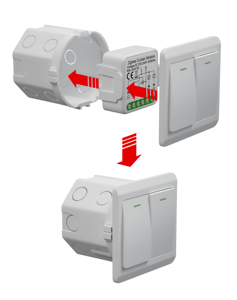 Solución Zigbee, Módulo de Interruptor de Cortina Inteligente Zigbee 3.0, Controlador de Pared <span class=keywords><strong>con</strong></span> App Tuya, Compatible <span class=keywords><strong>con</strong></span> <span class=keywords><strong>Alexa</strong></span> - Product Image 4