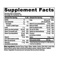 Gummies multivitaminées pour femmes adultes OEM, vitamines C, D, E, zinc, favorisent la santé des cheveux et des ongles, 60 gummies, saveur naturelle de baies, sans gluten