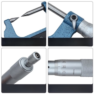 Strumento di misurazione a doppio micrometro a punta da 0 - 125mm pinza digitale strumento di misurazione ad alta precisione - Product Image 3