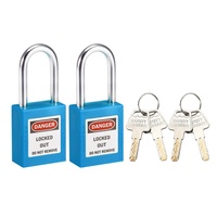 Cadenas de sécurité à clé différente en acier étanche Master 38mm
