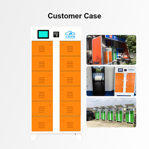EV ngoài trời Pin Lithium sạc tủ cho 12 pin trong màu sắc tươi sáng - Product Image 4