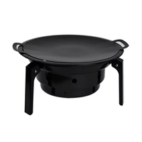 Barbecue à charbon de bois de table pliable portable et pliable en gros Cuisine en plein air