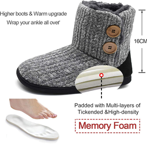 Custom <strong>Men</strong> and Women Nice Cheap Knitted Warm Soft Winter <strong>Snow</strong> <strong>Boots</strong> - Product Image 6