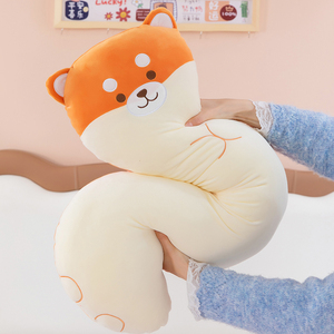 Almohada de Peluche Larga con Diseño de <span class=keywords><strong>Shiba</strong></span> Inu, Suave, para Niños y Adultos, Decoración para el Hogar - Product Image 3