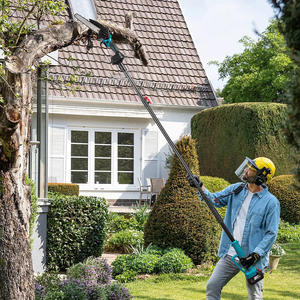 Scie à chaîne électrique télescopique ONEVAN de 8 pouces, sans balais, pour branches hautes, outil de jardinage pour batterie 21V 18V - Product Image 5