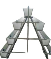 Gouttières pour plantes industrielles, hydroponie, tube carré 120*80mm, pour la culture des fraises