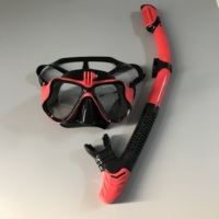 Lunettes de plongée en silicone pour adultes, équipement de plongée sous-marine facile à utiliser, ensemble de plongée et de snorkeling, lunettes de natation - Grande vente