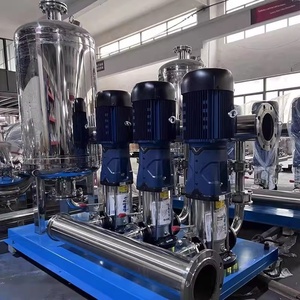 Bomba de refuerzo de frecuencia variable sin presión negativa CDLF 304SS, altura de elevación 200m, 1-300m³/h, sistema de motor de caudal constante True Fre - Product Image 5