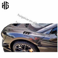 Guardabarros Delanteros Ventilados MSO de Fibra de Carbono Seca para McLaren 540C 570S 570GT 600LT 2015-2020, Conversión a Estilo MSO, Kit de Carrocería