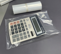 Sac plat en PE transparent haute pression, résistant à la poussière, à l'humidité et à la rouille, film intérieur pour carton, sac d'emballage plastique pour stockage, en stock usine