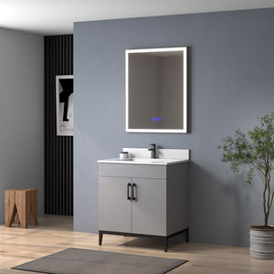 Meuble-lavabo LED moderne pour salle de bain avec design résistant à l'eau, construction durable, fabriqué au Vietnam - Product Image 2