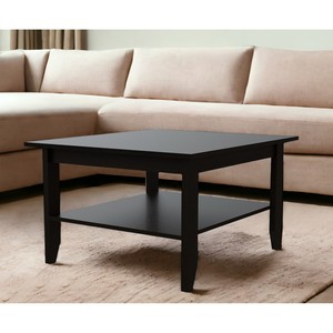 HMS 59 nero aperto scaffalatura porta TV e tavolino elegante Set da salotto - Product Image 2