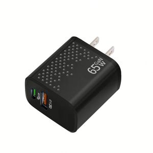 อะแดปเตอร์ชาร์จเร็ว 65W แบบ Dual Interface USB PD รองรับมาตรฐาน US EU พร้อม Full-protocol QC4.0 PD35W สำหรับโทรศัพท์มือถือ - Product Image 4