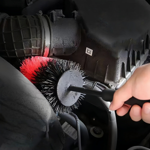 Brosse de nettoyage multifonctionnelle pour jantes de voiture, moyeux et interstices de moteur, idéale pour les jantes en acier et les pneus – Meilleure vente en gros - Product Image 2